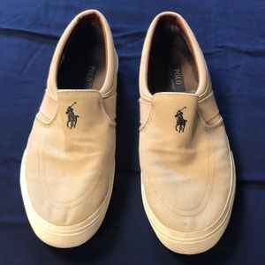 Slip on Ralph Lauren shoes, slightly used.